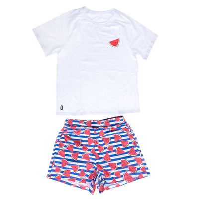 TIAKI Pet & Parent Pyjama im Partnerlook, Melone Pyjama für Hundeeltern: Grösse M