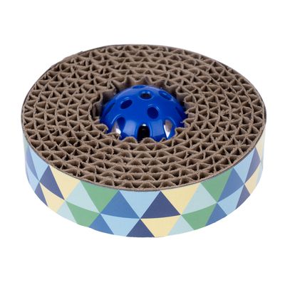 zooplus Basics Katzenspielzeug Spin & Scratch Ø 10 x H 4 cm