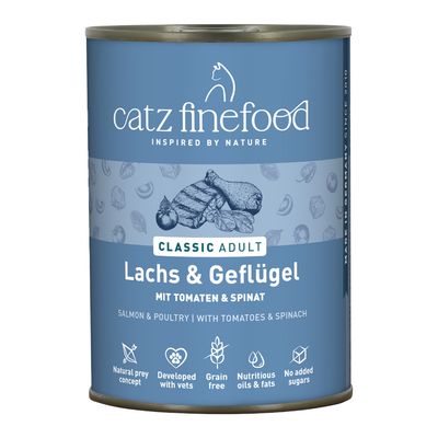 catz finefood 24 x 400 g Salmone & Pollame