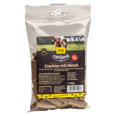 Caniland Crackies 200 g - Jelen
