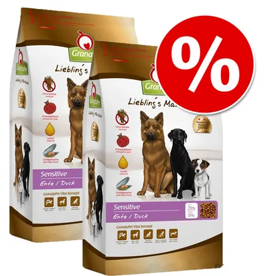 Dubbelpak: GranataPet Hondenvoer - Mix: Adult Gevogelte & Adult Lam (2 x 10 kg)