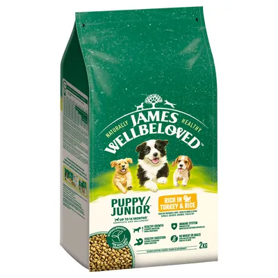 James Wellbeloved Junior Dog Hypoallergenic Curcan & orez - 2 kg