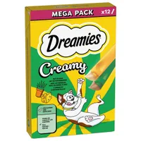 Dreamies Creamy Snacks - Saver Pack: Catnip & Cheese Mixed Pack (84 x 10g)