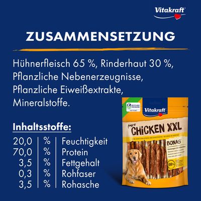 Vitakraft Bonas Chicken XXL - Sparpaket: 4 x 200 g