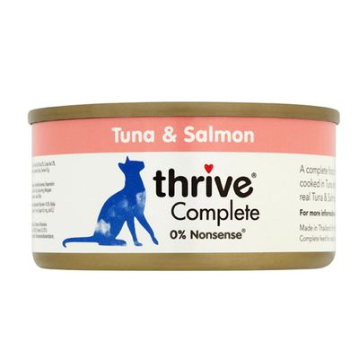 Thrive Complete 6 x 75 g Alimento umido per gatti Tonno e Salmone
