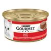 Gourmet comida húmeda 24 x 195 g Paté de vacuno