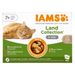 IAMS Advanced Nutrition Senior 7+ Land Collectie in gelei 12 x 85 g (3 smaken)