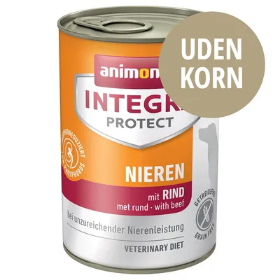 animonda INTEGRA PROTECT NIEREN med RIND, UDEN KORN, getreidefrei, phosphorreduziert, veterinary diet, met rund • with beef, bei unzureichender Nierenleistung animonda INTEGRA PROTECT NIEREN med RIND, UDEN KORN, getreidefrei, phosphorreduziert, veterinary diet, met rund • with beef, bei unzureichender Nierenleistung