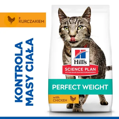 Hill's Science Plan Perfect Weight Adult 1+, kurczak - 2 x 7 kg 