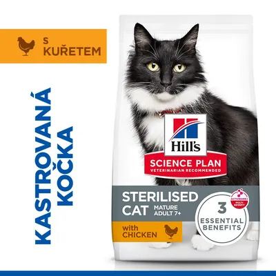 Hill's Science Plan Mature Adult 7+ Sterilised Chicken - 10 kg
