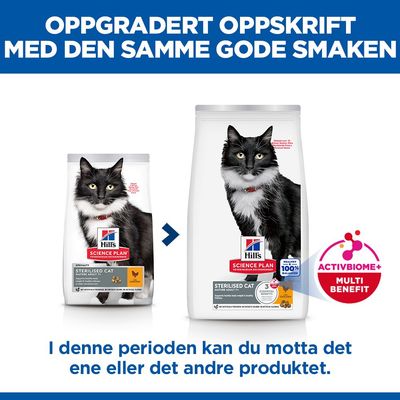 Hill's Science Plan Sterilised Cat Mature Adult 7+ kylling