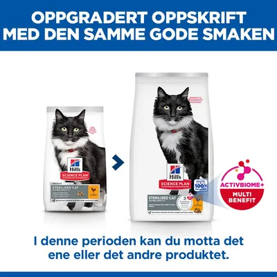 Hill's Science Plan Sterilised Cat Mature Adult 7+ kylling