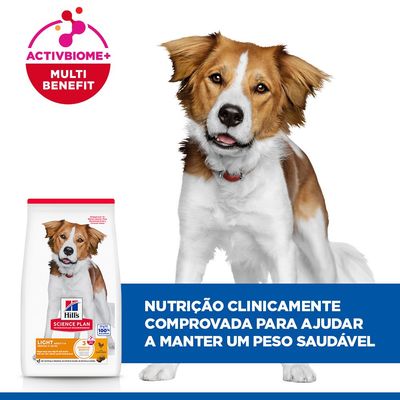 Hill's Science Plan Adult 1-6 Light Medium com frango
