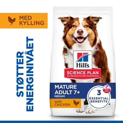 Hill's Science Plan Mature Adult 7+ Medium med kylling