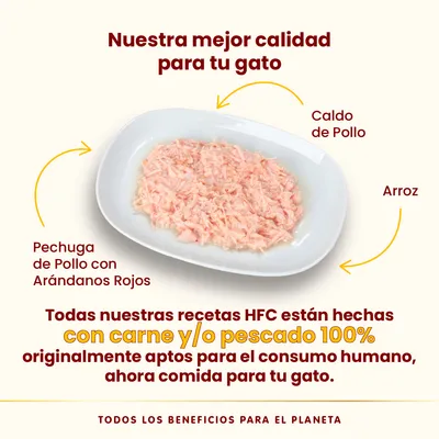 Almo Nature HFC Urinary Help 6 x 50 g - Atún del Atlántico con arándanos