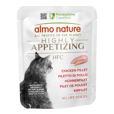 Voordeelverpakking Almo Nature HFC zeer smakelijk 24 x 50 g - Kipfilet