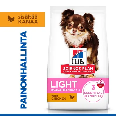 Hill's Science Plan Adult 1-6 Light Small & Mini kana - säästöpakkaus: 2 x 6 kg