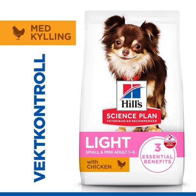 Hill's Science Plan Adult 1-6 Light Small & Mini med kylling