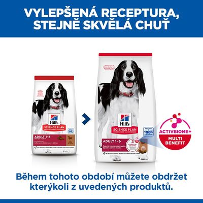 Hill's Science Plan Adult 1-6 Medium jahňacie a ryža