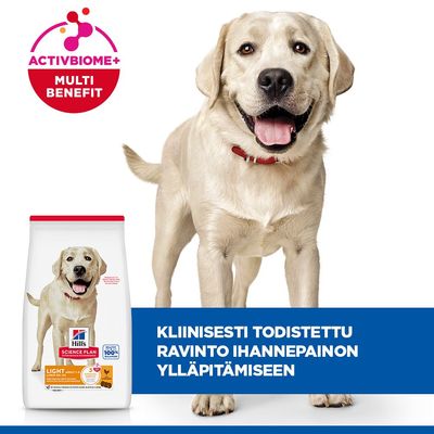 Hill's Science Plan Adult Light Large Breed kana - 18 kg