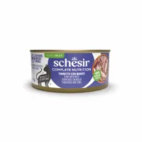 Schesir Complete Nutrition Filetti in gelatina 6 x 140 g in lattine - Tonnetto con manzo