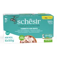 Schesir Complete Nutrition, filet w galarecie, 6 x 50 g - Tuńczyk z doradą