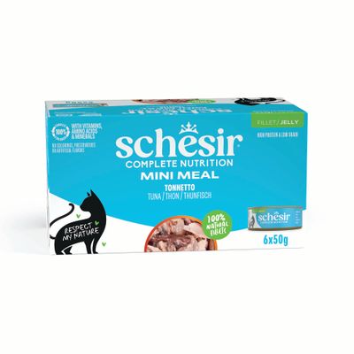 Korzystny pakiet Schesir Complete Nutrition, filet w galarecie, 24 x 50 g Tuńczyk
