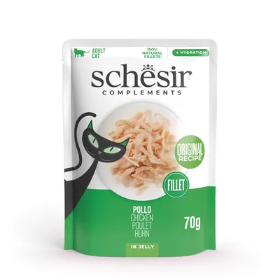 Schesir Complements Filet в желе 24 x 70 г - Курица Schesir Complements Filet в желе 24 x 70 г - Курица