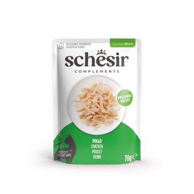 Sparpaket Schesir Complements Filet in Gelee 24 x 70 g Huhn