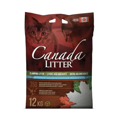Canada Litter parfumé à la poudre de bébé - 12 kg