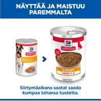 Hill's Science Plan -säästöpakkaus 12 x 370 g - Adult: 6 x nauta, 6 x kana