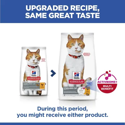 Hill's Science Plan Sterilised Cat Adult 1 - 6 with Chicken - 10kg