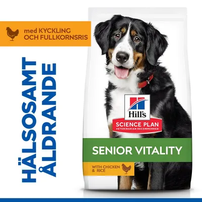 Hill's Science Plan Senior Vitality Mature Adult 6+ Large Chicken - Ekonomipack: 2 x 14 kg