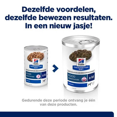 Hill´s Prescription Diet Canine Z/D Food Sensitivities Hondenvoer Original - 12 x 370 g