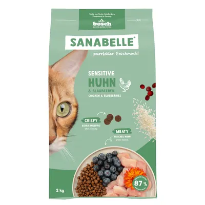 Sanabelle Sensitive med kyckling & blåbär - 8 kg