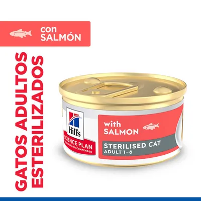 Hill's Science Plan Adult Sterilised Mousse - Salmón (12 x 85 g)