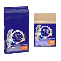 7.5kg PURINA ONE Dry Cat Food + 2.8kg PURINA ONE Dry Cat Food Free! * - Adult Chicken & Whole Grains (7.5kg) + Coat & Hairball Chicken & Whole Grains (2.8kg)