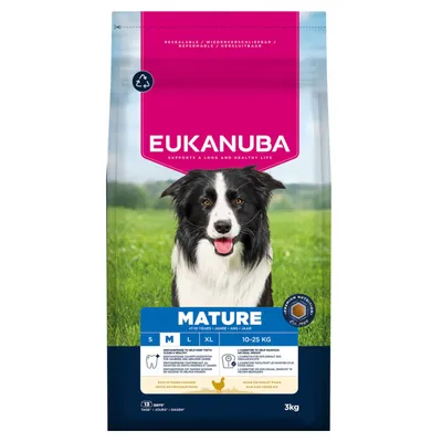 Eukanuba Premium Nutrition Mature Medium Breed Huhn - 3 kg Eukanuba Premium Nutrition Mature Medium Breed Huhn - 3 kg