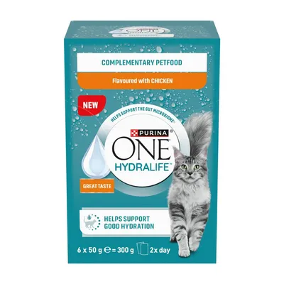 PURINA ONE Hydralife Chicken - 6 x 50g PURINA ONE Hydralife Chicken - 6 x 50g