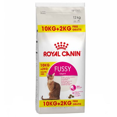 Royal Canin Fussy Exigent 10 + 2 kg kaupan päälle!