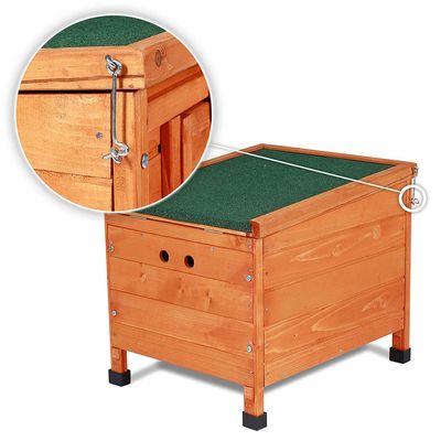 Lionto Casetta in legno per gatti e piccoli animali