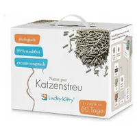 Lucky Kitty Katzenstreu "Natur Pur" – Grüner-Tee-Duft - 6 kg