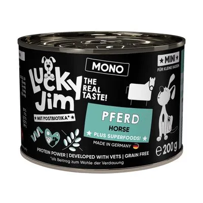 Lucky Jim MINI Mono 24 x 200 g - Agnello
