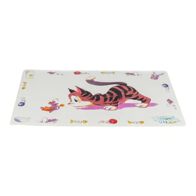 Trixie Napfunterlage Comic-Katze - L 44 x B 28 cm