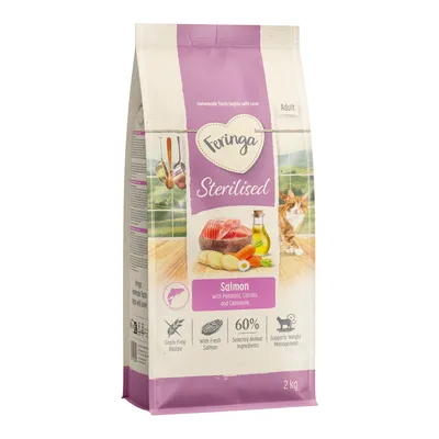 Feringa Adult Sterilised Salmon - New Recipe! Economy Pack: 10kg (5 x 2kg)