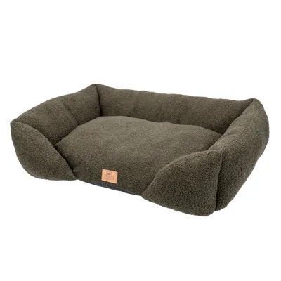 Ferplast legowisko Pamper Bouclé, zielone - Dł. x szer. x wys.: 55 x 45 x 20 cm