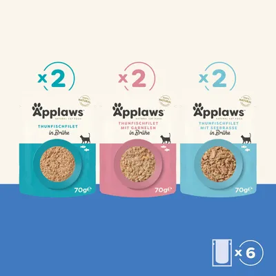 Applaws Pouch annospussit liemessä - tonnikalalajitelma (3 lajiketta)
