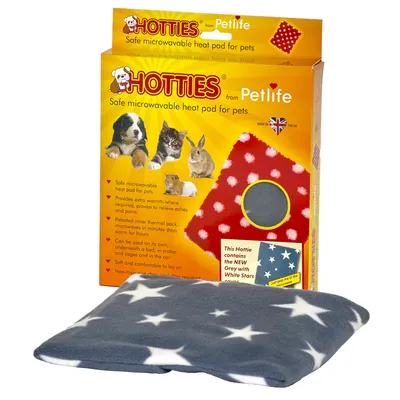 Vetbed® Mikrowellen Heizkissen Hottie, grau mit Sternen