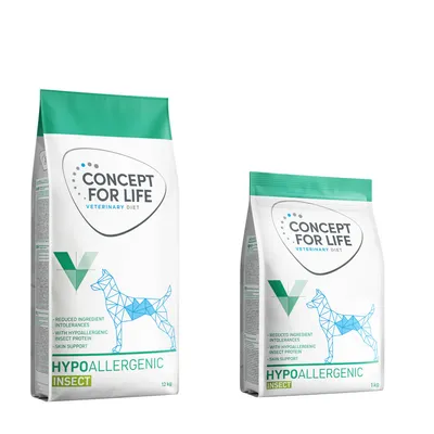 Concept for Life Veterinary Diet, 12 + 1 kg zadarmo - Hypoallergenic Insect 12 kg + 1 kg