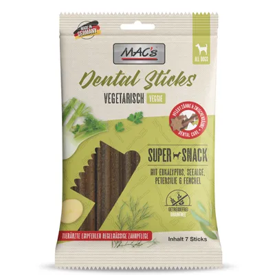 MAC's Dog Dental Sticks - Vegetáriánus (180 g)